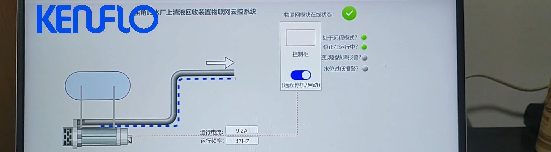 用于自来水厂抽取上清液装置的物联网云控系统